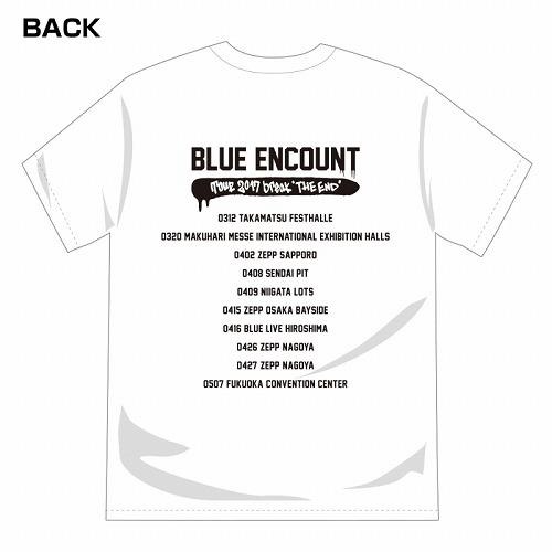 TOUR 2017 break “THE END”　TOUR T-SHIRT [Graffiti] 